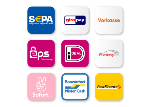 Logos Zahlarten