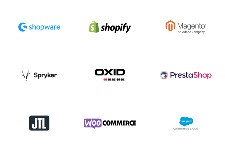Shopsysteme Logos