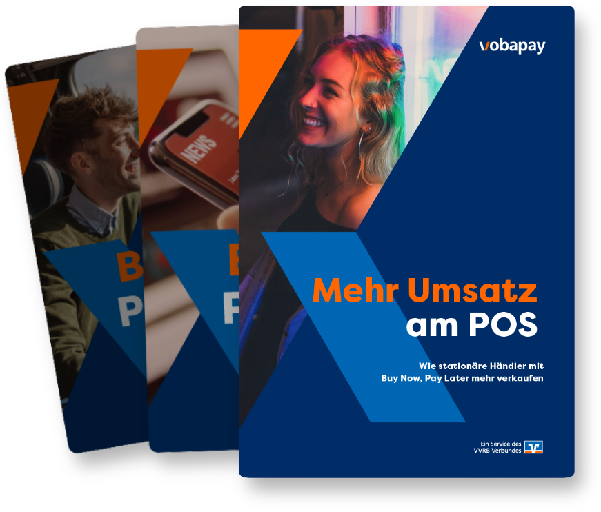 vobapay Whitepaper Titelblatt mit dem Schriftzug "Mehr Umsatz am POS"